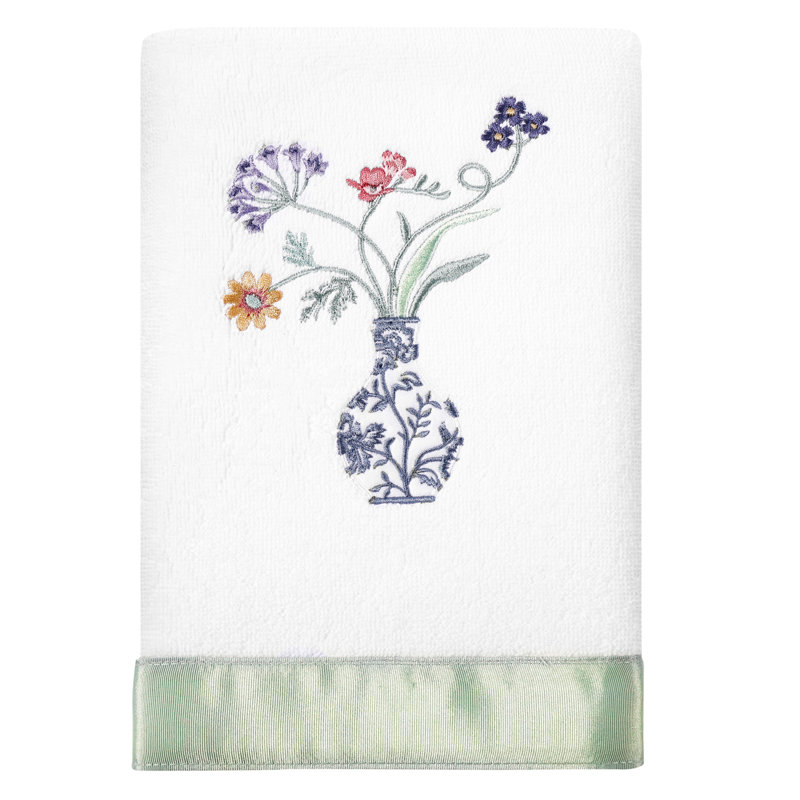 Ensemble de serviettes 4 pièces en coton turc, Blanc