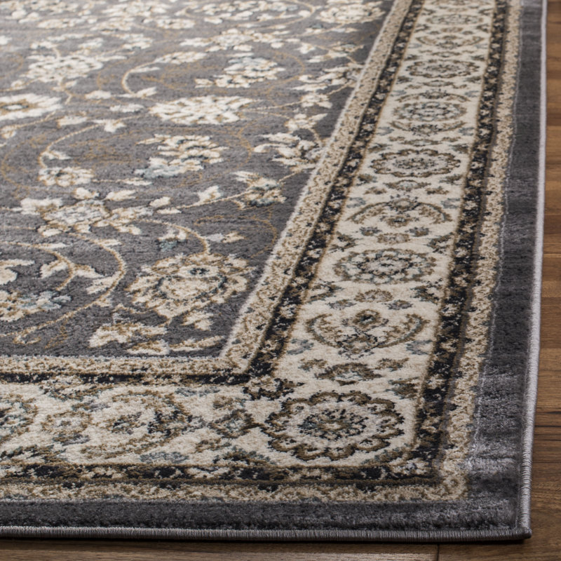 Klose Performance Oriental Rug, Gray/Cream, Runner 2'3" x 14'