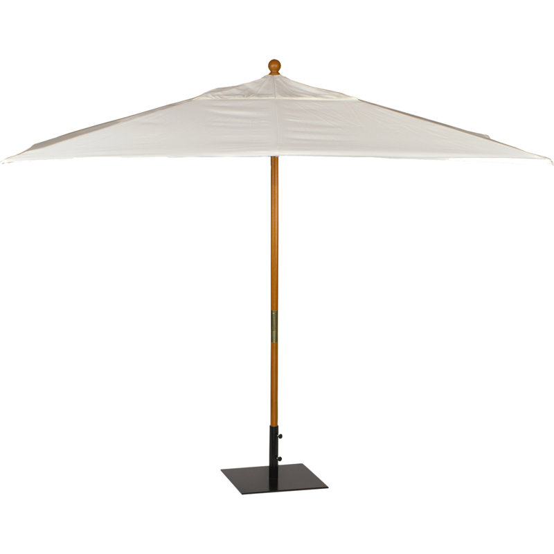 Oxford 120'' W Sunbrella® Umbrella, White Performance