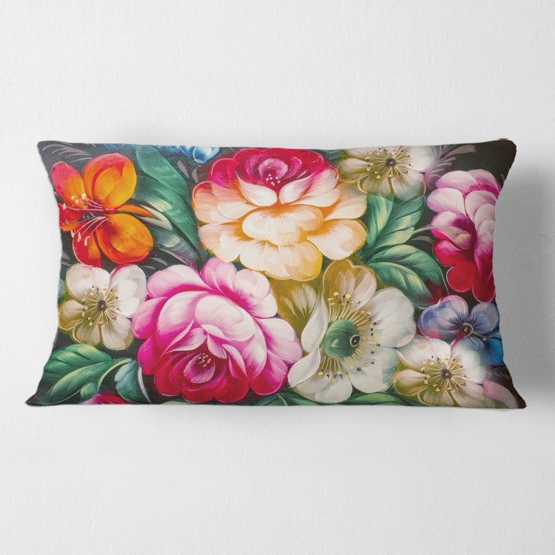 Floral Throw Pillow