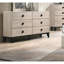 Meuble de chambre à coucher de style moderne avec commode 1 pièce et tiroirs 6X tiroirs-1060015802