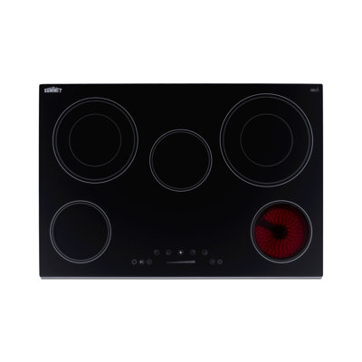 Summit Appliance 30" Wide 208-240V 5-Burner Radiant Cooktop