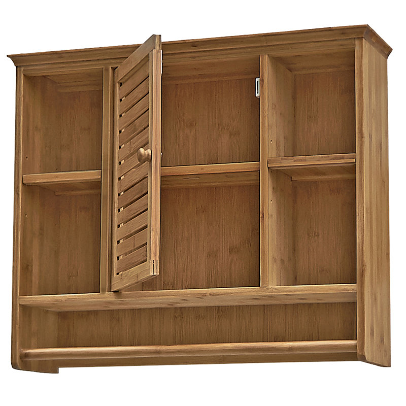 Wentworth Solid Wood Bathroom Cabinet, Natural
