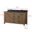 Meuble-lavabo double 60 po Ajiya-182793781-182793783