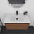 Bathroom Vanity With Sink (Brown)