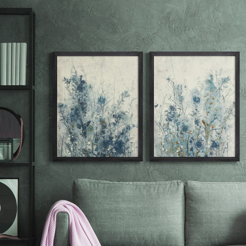 Toile encadrée de qualité supérieure AU CH Blue Spring I - prête à être accrochée