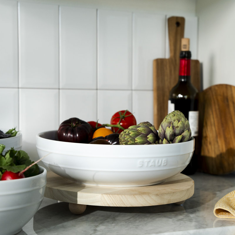 Ceramic Mixing Bowl, White