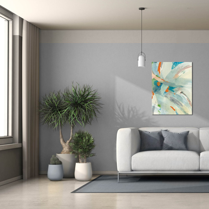 «Spontane 1» par Danhui Nai, art mural sur toile, H 34 po x l 26 po