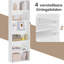 Rielynn 180cm H x 60cm W Standard Bookcase-1380073496