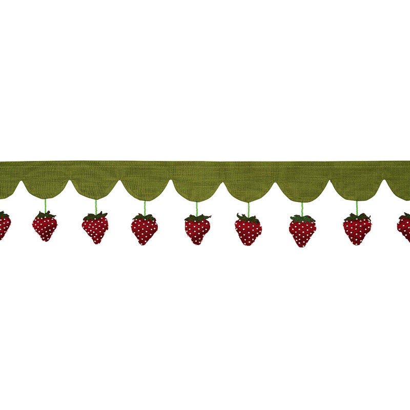 Schumacher x Johnson Hartig Strawberry Jam Trim