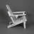 Hdpe Folding Adirondack Chair With Dual Cup Holder - Composite Adirondack Chair With Wood Texture-1499829369
