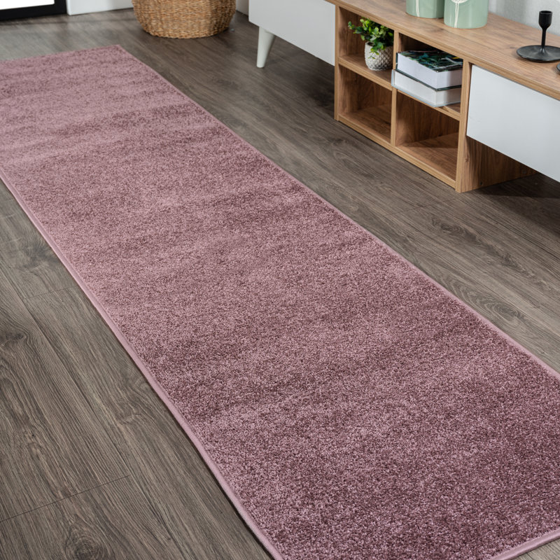 Tapis violet clair Haze, Tapis de couloir 2 pi x 14 pi
