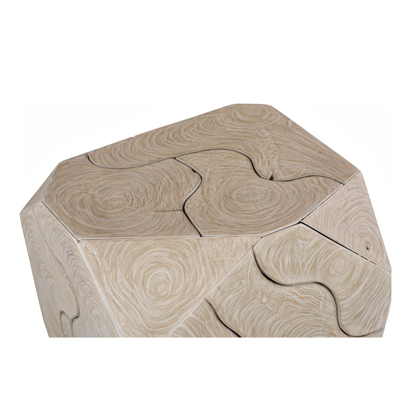 Prism Coffee Table, Oat Finish