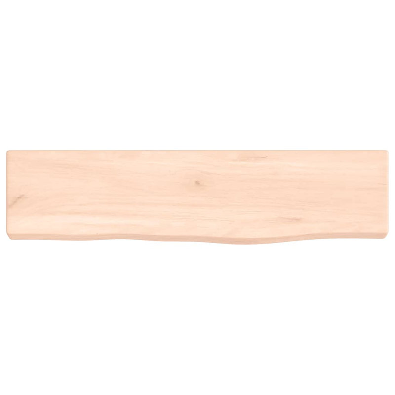 Flagstaff Oak Solid Wood Floating Shelf, 2cm H x 40cm W x 10cm D