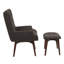 Méridienne de 19 po avec repose-pieds Westberry-487362278