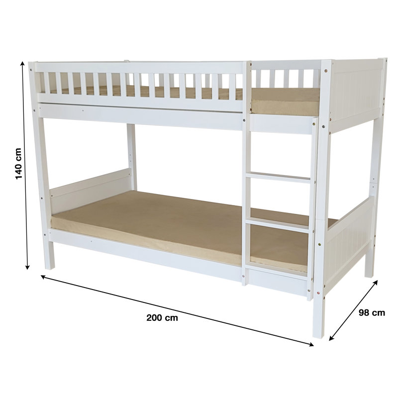 Étienne 90 X 190cm Bunk Bed, White