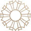 Médaillon de plafond en bois Augustus-63412114-63412090