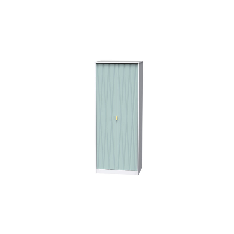 Baturhan Manufactured Wood Wardrobe, Duck/White