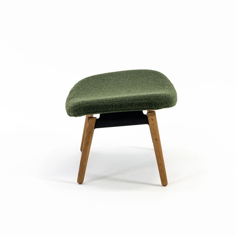 Ella Ottoman, Moss Rayon/Viscose, Oak