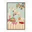 Giclée encadrée de petit-déjeuner avec oiseau cockatiel, conception de Florentina Dolci-117386478-117386479