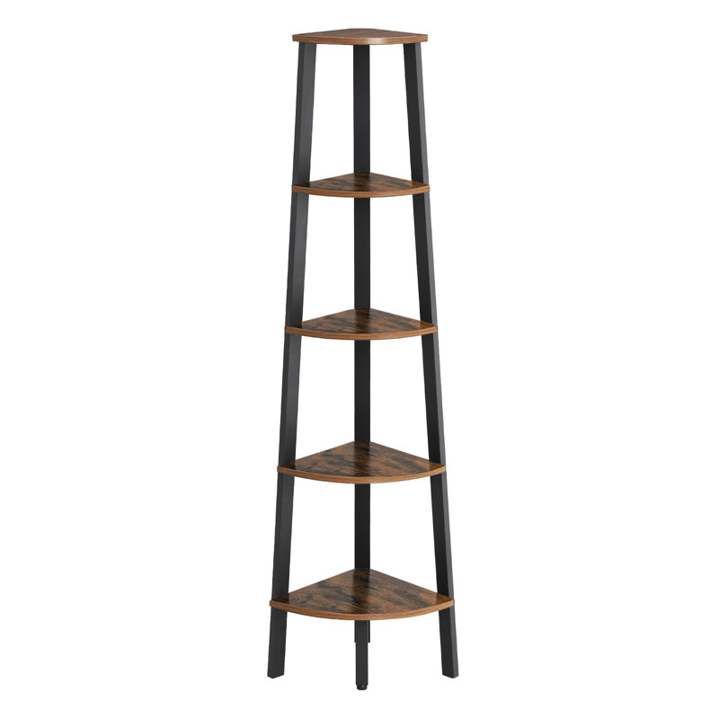 Vaillancourt 159cm H x 45.5cm W Corner Bookcase