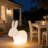 Solar Rabbit Led Outdoor Light, Ip65 Waterproof, 16 Colors 4 Modes, Remote Control, Usb & Solar Charging Garden Stake Light