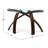 Comeaux 46'' Glass Top Console Table