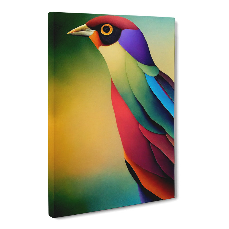 Bird In Colour Vol.2 - Wrapped Canvas, 76cm H x 50cm W x 3cm D