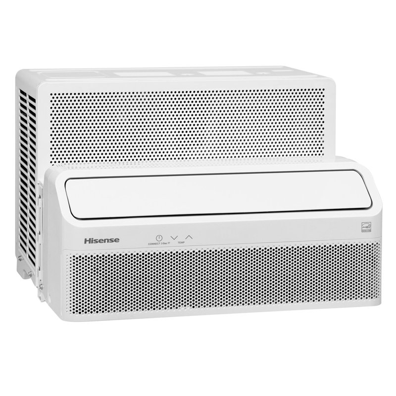 Hisense 115V 8000 BTU 350 Sq. Ft. Window Inverter Air Conditioner White, 12000