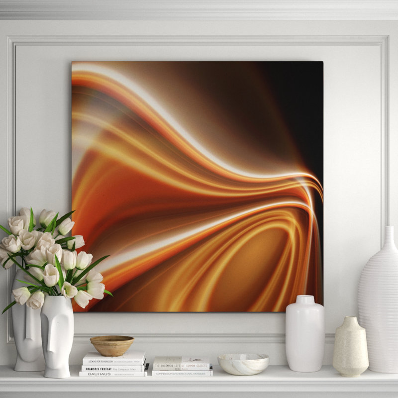Crush Print, 24" H x 24" W x 2.5" D