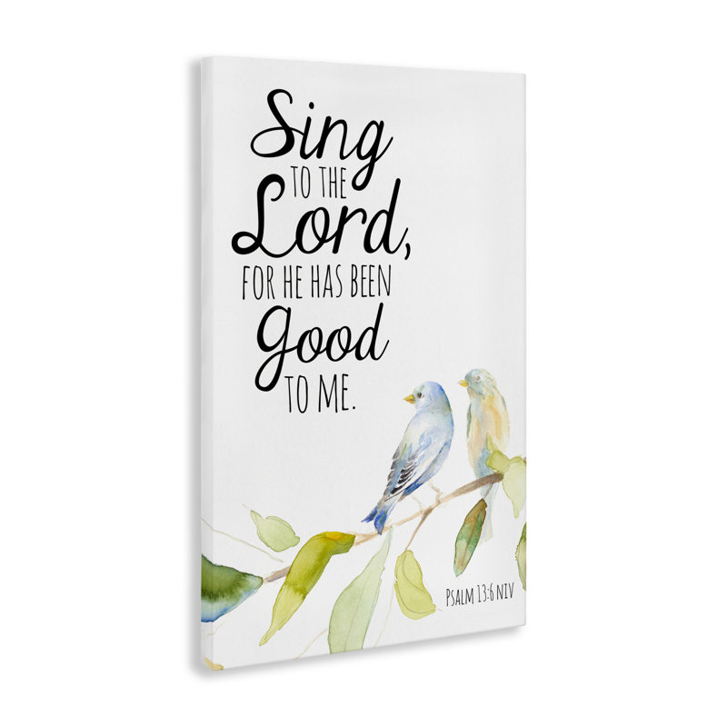 Sing To The Lord, toile par Lanie Loreth, H 30 po x l 20 po
