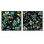 Stembert - Ensemble de 2 collages carrés botaniques abstraits-101858260-101858266