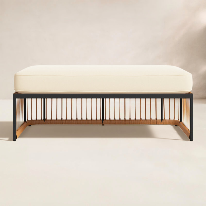 Aura Steel Outdoor Bench