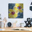 «Yellow Poppies On Blue» par Linda Woods-1515744992