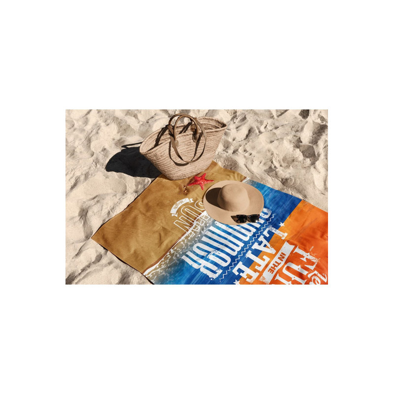 Extra Large Beach Towel, Microfilament Fabric, 27.6 x 51.2 inches | 70% Polyester / 30% Polyamide, Quick-Dry & Lightweight | Perfect for Beach, Pool, or Picnic, Soft & Absorbent for Ultimate Comfort