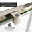 60 in. W x 70 in. H Double Added Framed Shower Door with Clear Glass-83388773