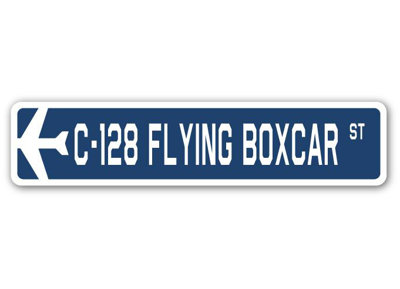 Bilyeu C-128 Flying Boxcar Air Force avion militaire en aluminium