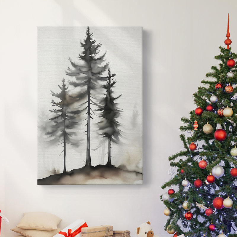 Art des Fêtes de Noël - Toile tendue avec châssis - Série 2-CCXLII, H 27 po x l 18 po