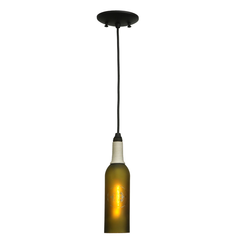 Yonkers 1 - Light Blackpowder Coat Single Pendant