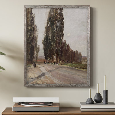 Vintage Landscape CCL Framed Print - Solid Wood