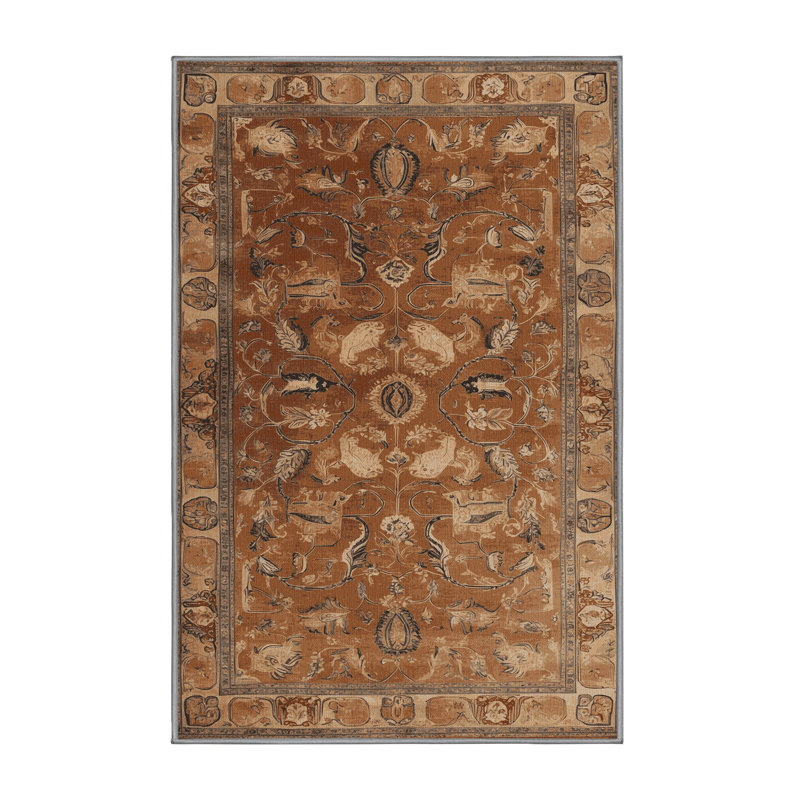 Tapis brun lavable à la machine, Tapis de couloir 2 pi x 4 pi