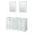 Blanc / chrome poli