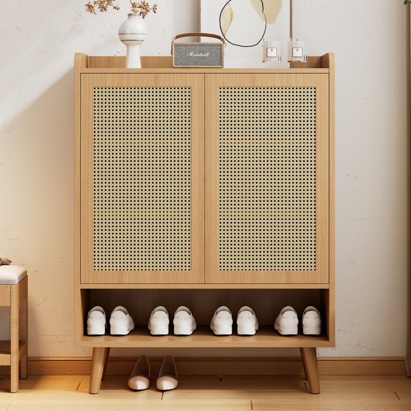 16 Pair Shoe Storage Cabinet