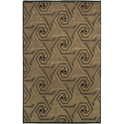 Mugal Wool Geometric Area Rug