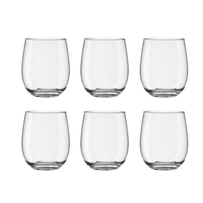Laya Indoor/Outdoor Stemless White Wine Glass