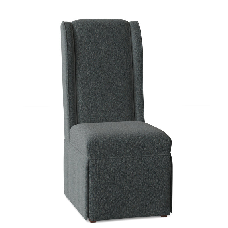Kathleen Upholstered Wingback Side Chair, 9508 Oasis