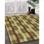 Tapis 100% à motifs lavables à la machine 2989 Pat1175-BRN-67692339