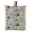 Jeté Dora the Explorer & Friends Collage Touch, doux et coloré, molleton moelleux-125118639