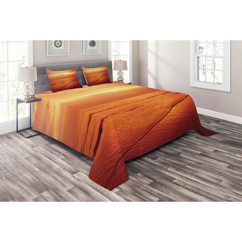 Hypnotic Coastal Polyester Coverlet