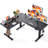 L-shaped Standing Desk – Adjustable Height Electric Desk With Memory Controller-1089514102-1089112346